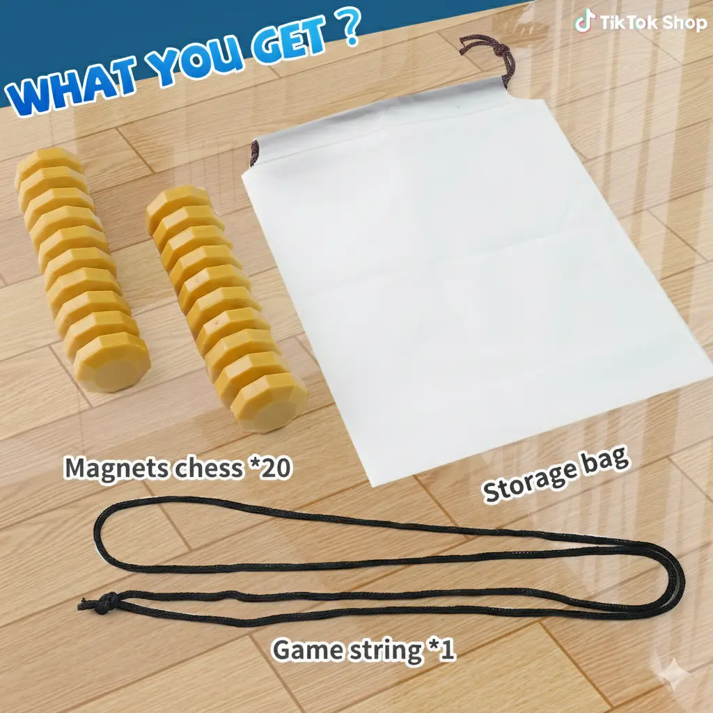 Magnetic Rope Game for Kids & Adults