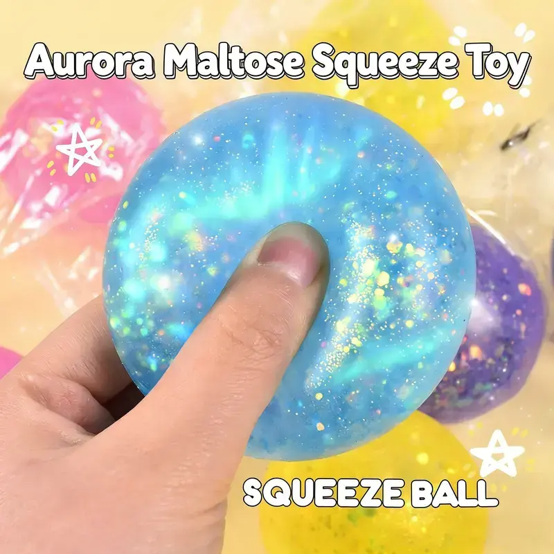 8-Piece Malt Sugar Squishy Fidget Toy Set