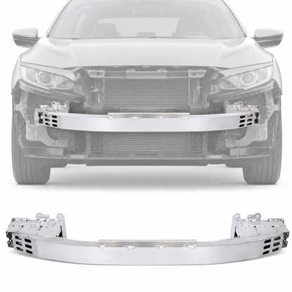 Reinforcement Impact Bar Front Bumper Alum for 2017-2019 Honda Civic 10th Gen