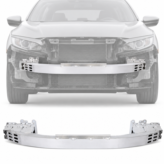 Reinforcement Impact Bar Front Bumper Alum for 2017-2019 Honda Civic 10th Gen