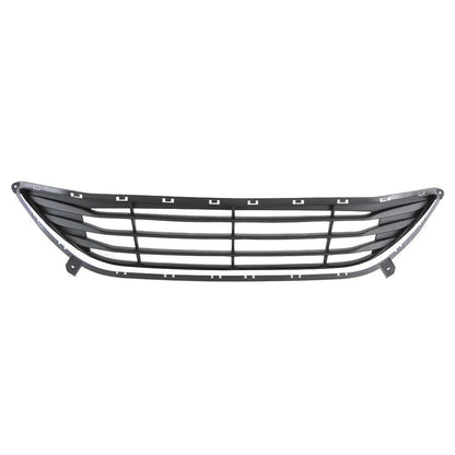 Front Lower Bumper Cover Grille w/ Chrome Molding For 2011-2013 Hyundai Elantra