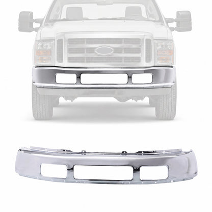 Front Bumper Face Bar For Ford Super Duty Pickup FO1002392 5C3Z17757BA CHROME