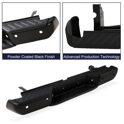 Rear Step Bumper Face Bar for Nissan Frontier 2013-2021 Black NI1103126