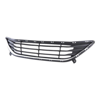Front Lower Bumper Cover Grille w/ Chrome Molding For 2011-2013 Hyundai Elantra