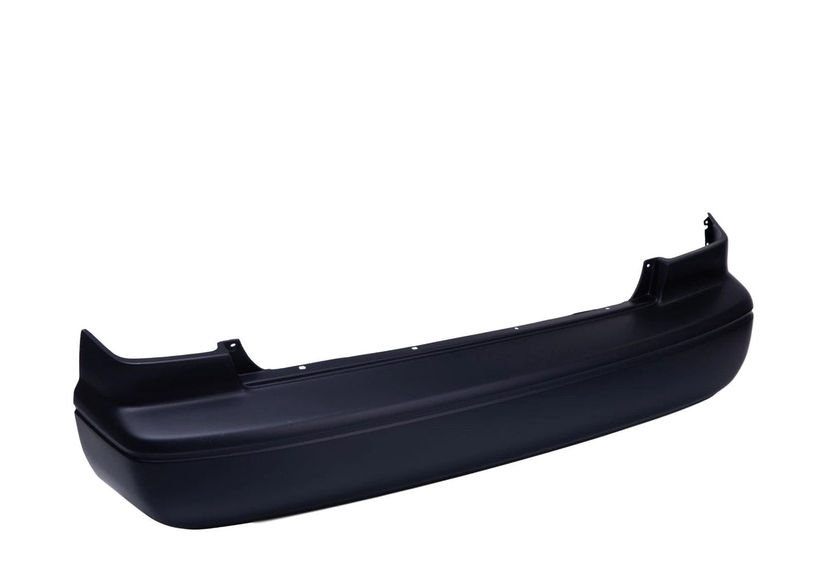 Black Plastic Bumper Cover Rear for 2000-2001 Toyota Camry CE LE XLE Model Sedan