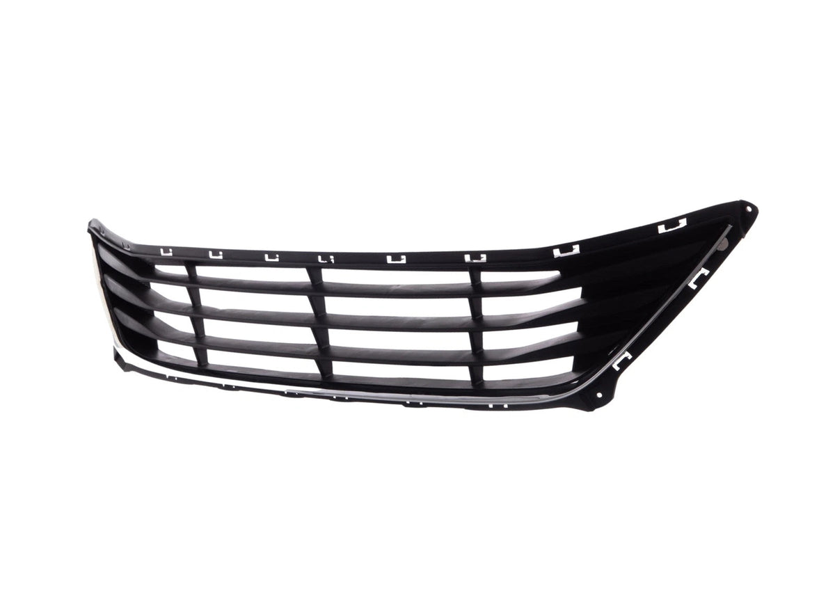 Front Lower Bumper Cover Grille w/ Chrome Molding For 2014-2016 Hyundai Elantra