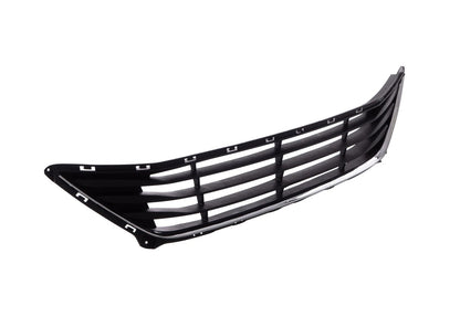 Front Lower Bumper Cover Grille w/ Chrome Molding For 2014-2016 Hyundai Elantra