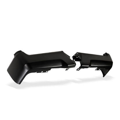 For F-250 F-350 F-450 Super Duty 2017-2022 Black Rear Step Bumper Face Bar Pair