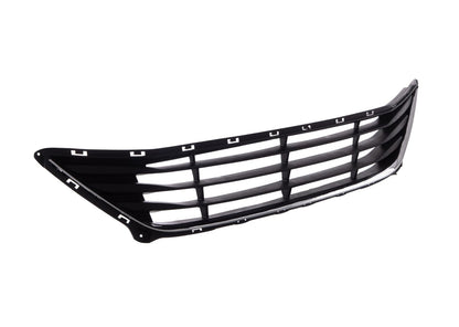 Front Lower Bumper Cover Grille w/ Chrome Molding For 2014-2016 Hyundai Elantra