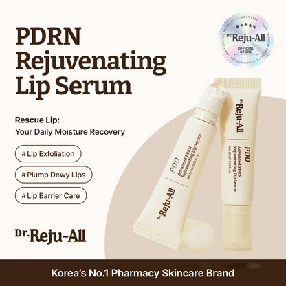 Advanced PDRN Lip Serum – Hydrating & Exfoliating Lip Balm for Glowy, Dewy Lips