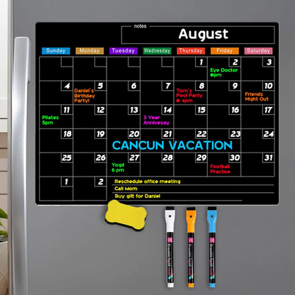 Magnetic Calendar – Monthly Planner Board