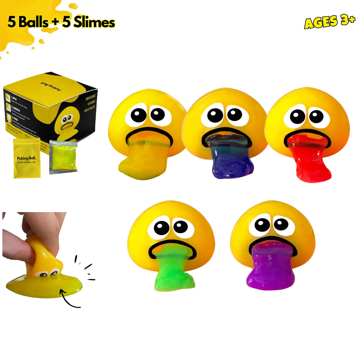 Puking Ball Fidget Stress Toy