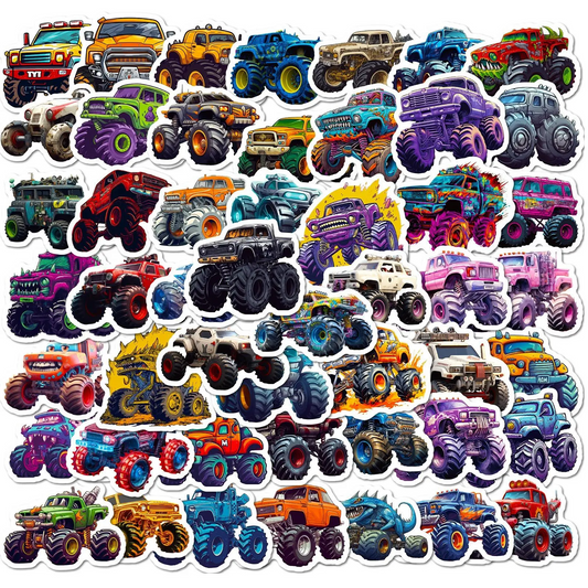 Monster Truck Stickers Pack