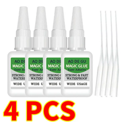 Super Glue 4-Pack | Fast-Setting, Strong Bond for Projects & Repairs