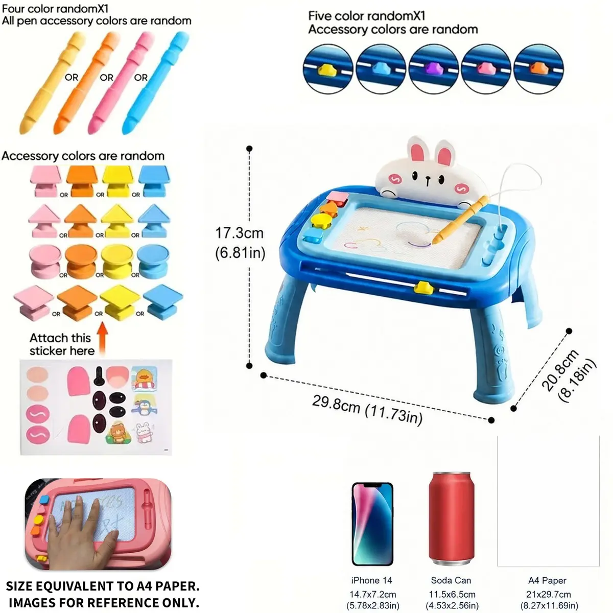 Kids Erasable Drawing & Doodle Board