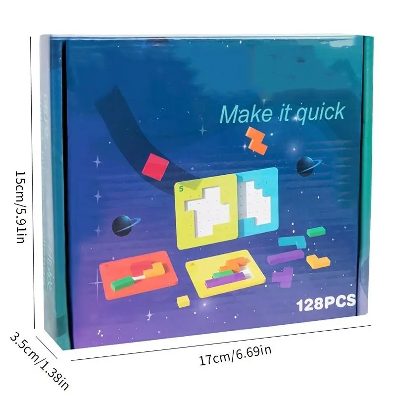 Wooden Brain Teaser Puzzle Blocks