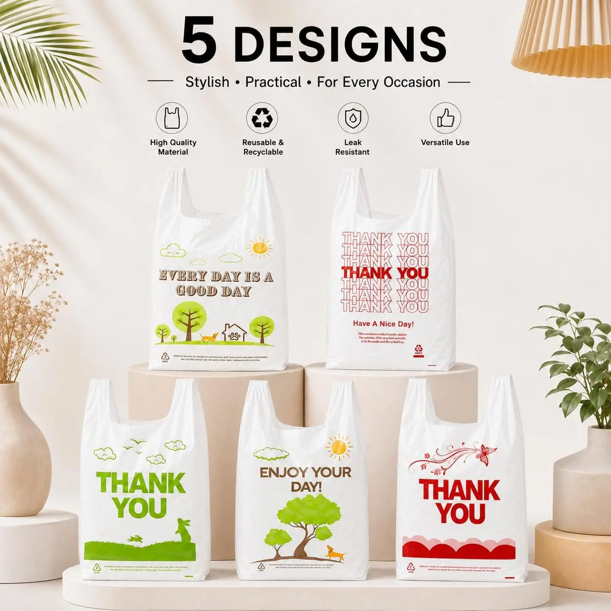 Thank You Bags with Handles