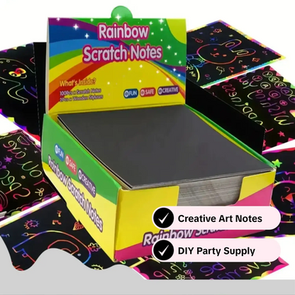 Magic Scratch Paper Art Pad for Kids
