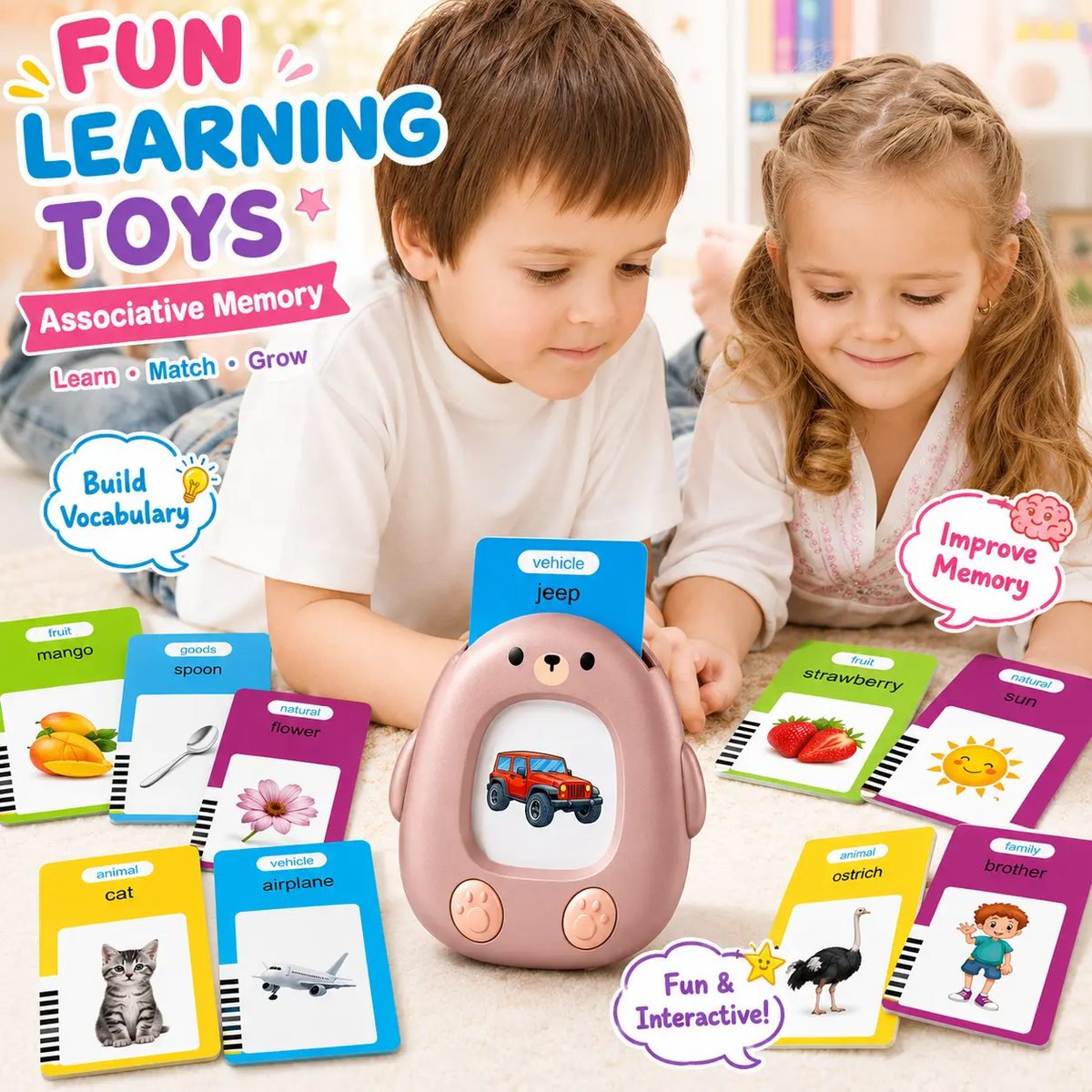 Talking Flash Cards for Toddlers
