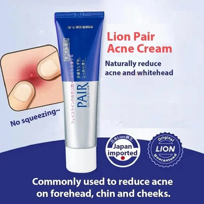 Lion Pair Acne Facial Wash & Cream Set – Antibacterial Blemish Treatment