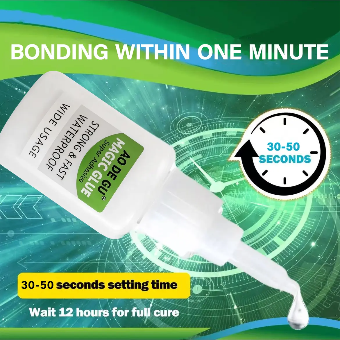 Super Glue 4-Pack | Fast-Setting, Strong Bond for Projects & Repairs