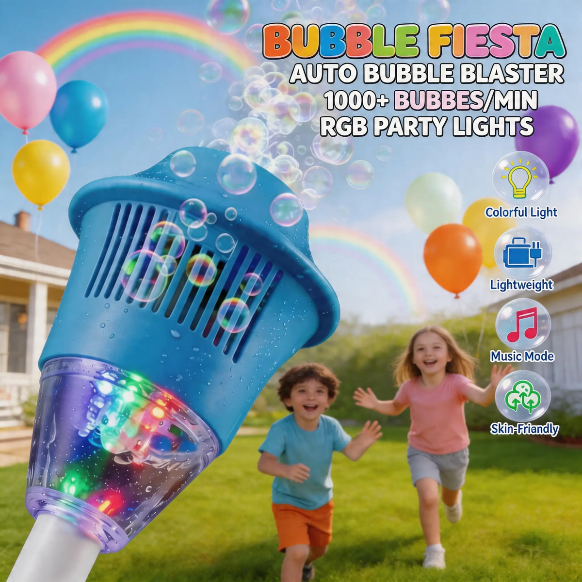Automatic Bubble Machine for Kids