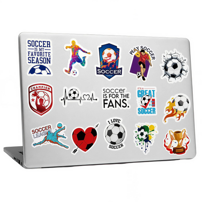 Soccer Sports Stickers Pack – Random Set