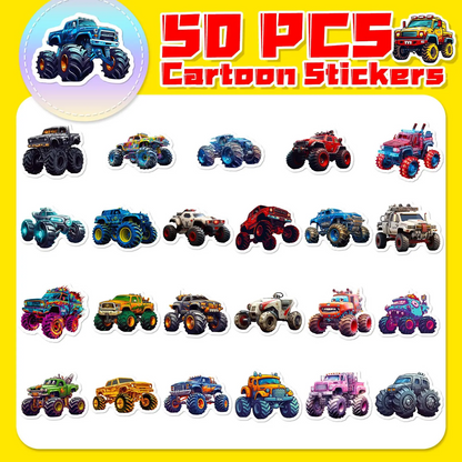 Monster Truck Stickers Pack