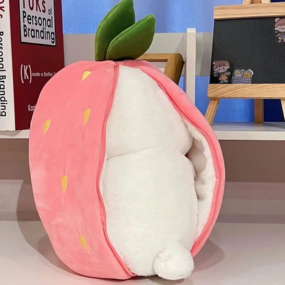 Kawaii Strawberry Bunny Plush Toy