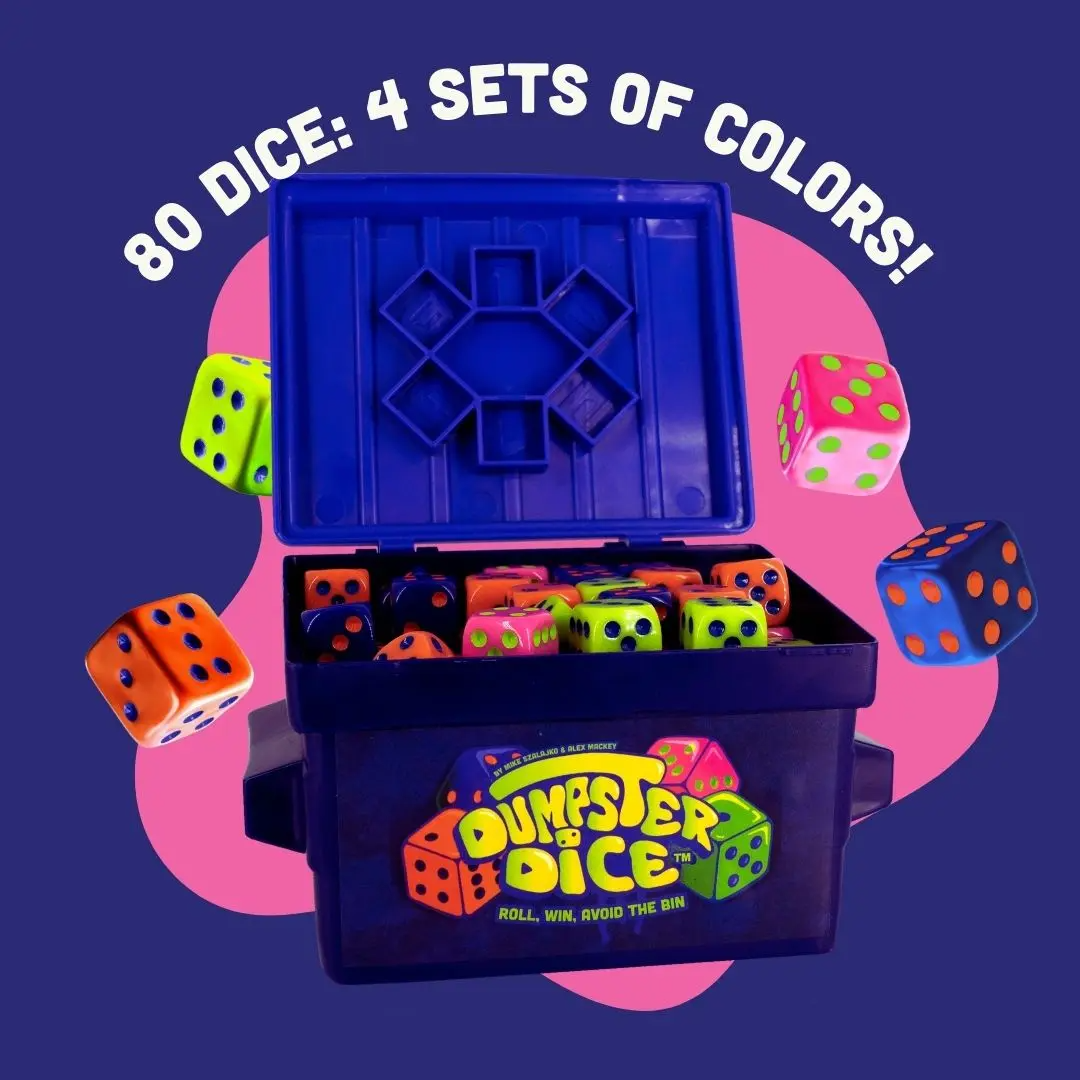 Fast-Paced Family Dice Game for 2-4 Players