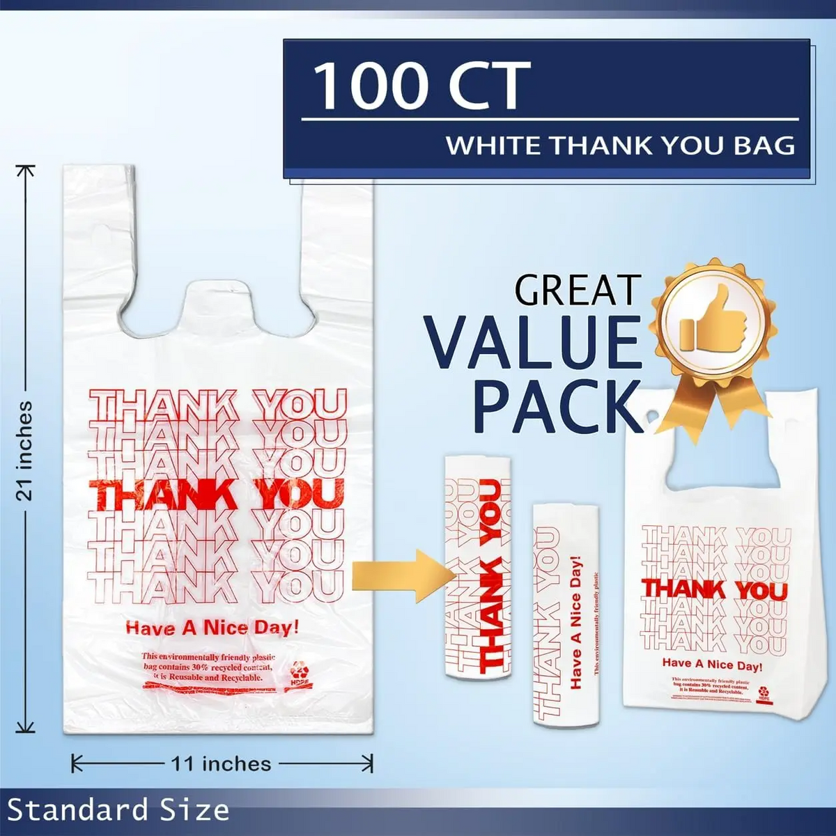 Thank You Bags with Handles