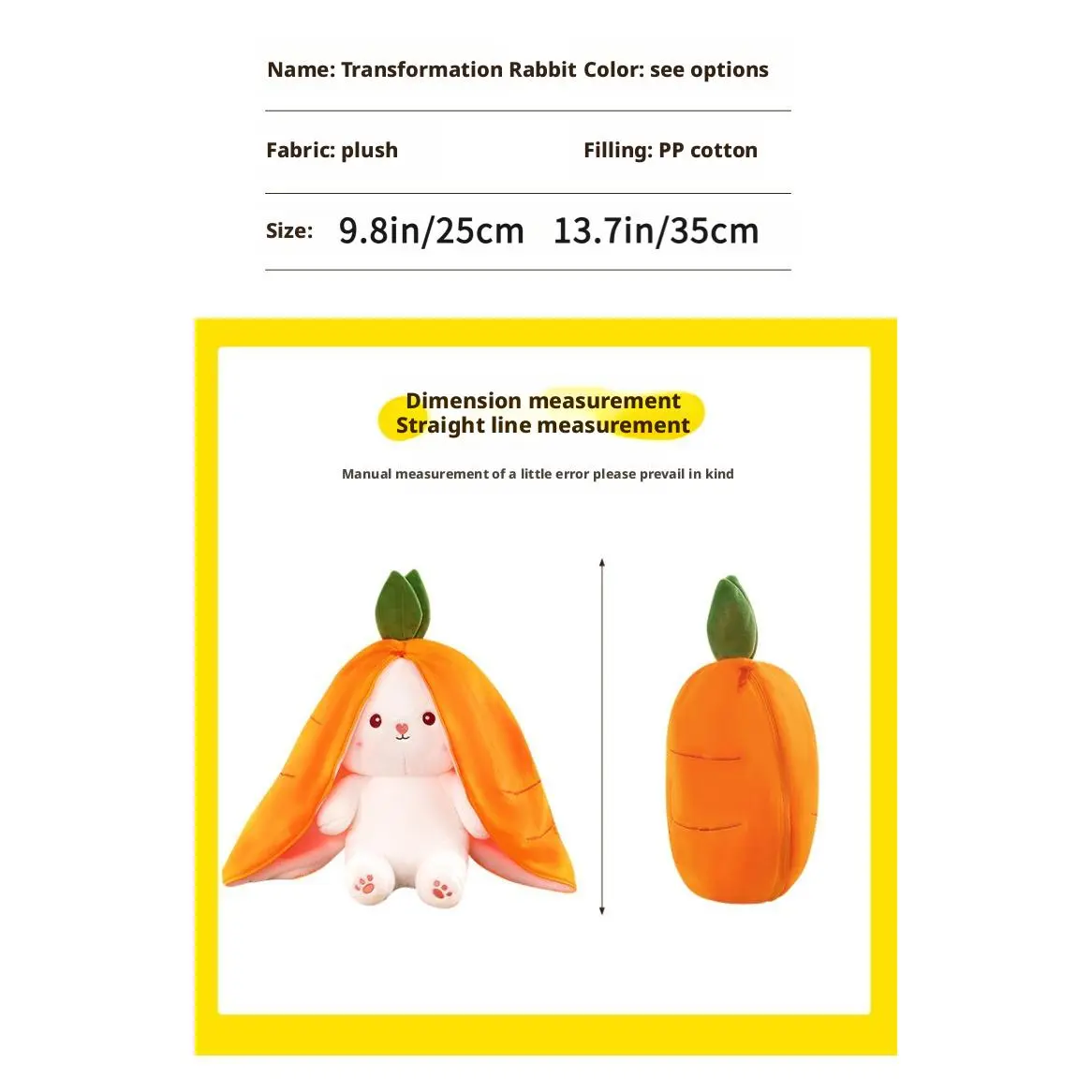 Kawaii Strawberry Bunny Plush Toy