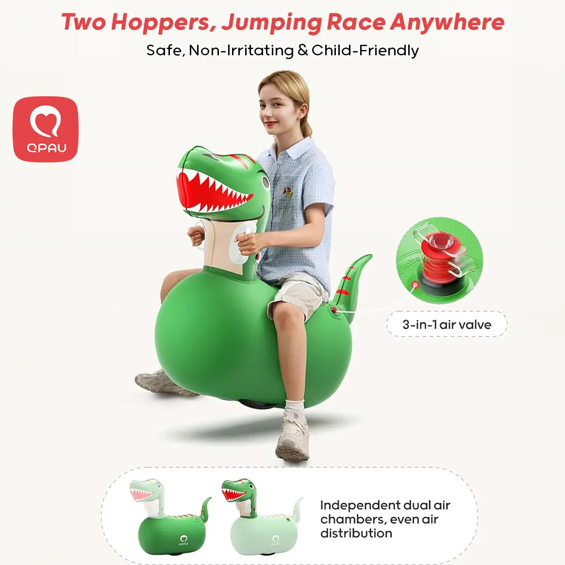 Inflatable Bouncy Animal Hopper Toy