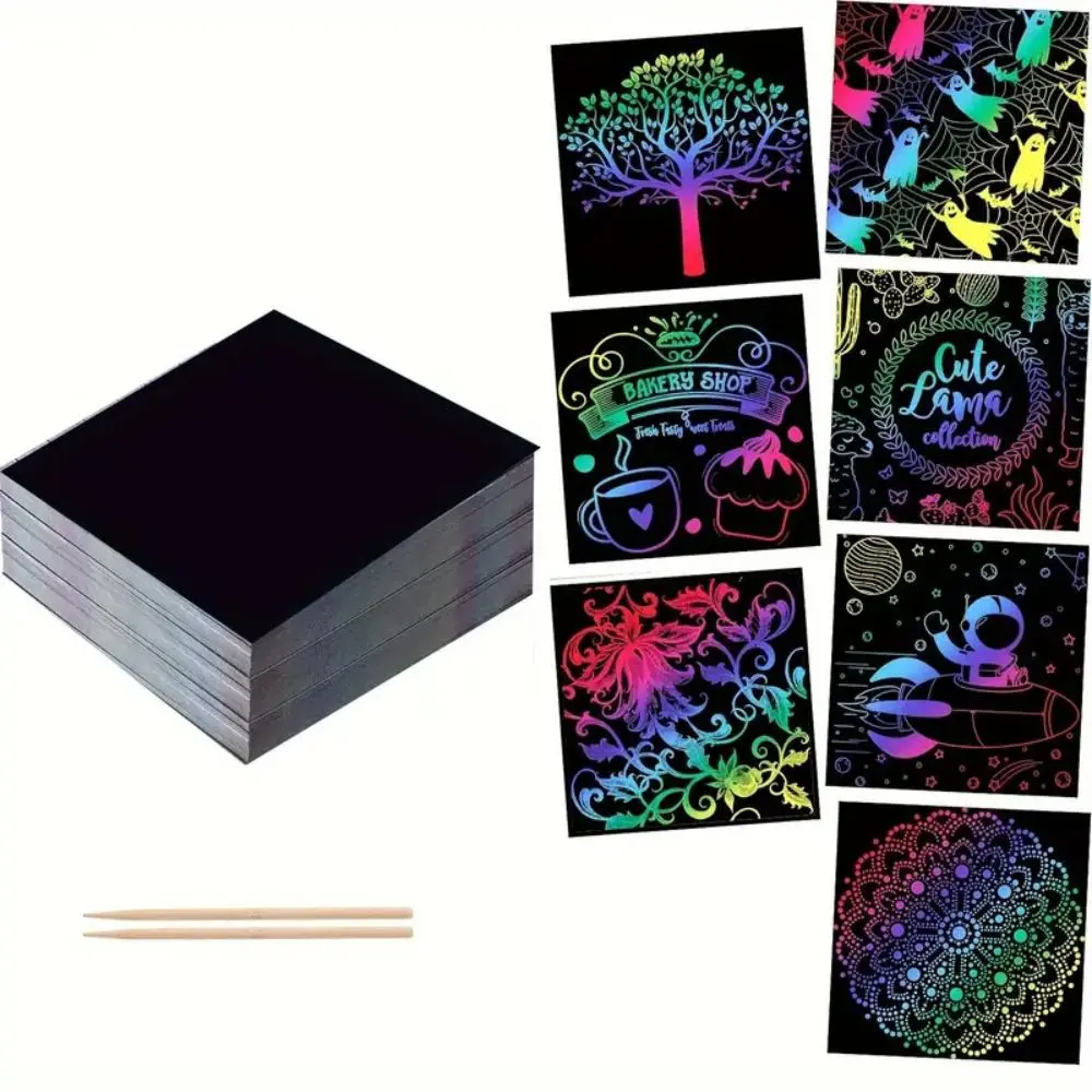 Magic Scratch Paper Art Pad for Kids