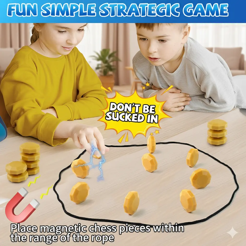 Magnetic Rope Game for Kids & Adults