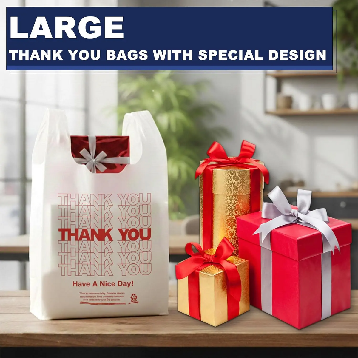 Thank You Bags with Handles