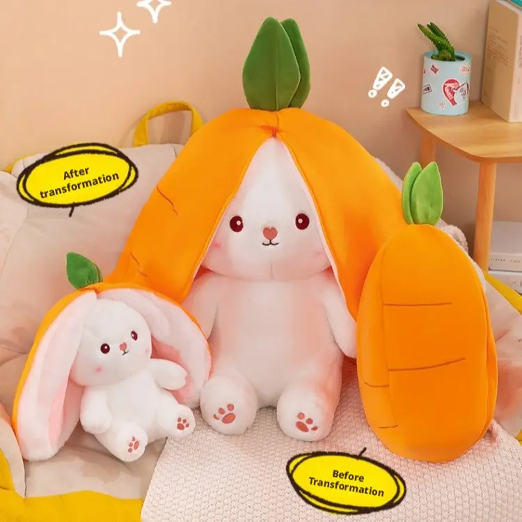 Kawaii Strawberry Bunny Plush Toy