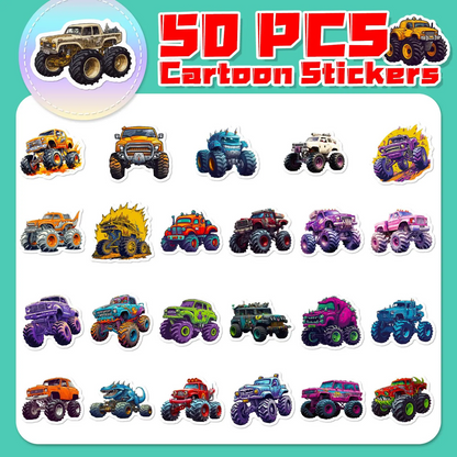 Monster Truck Stickers Pack