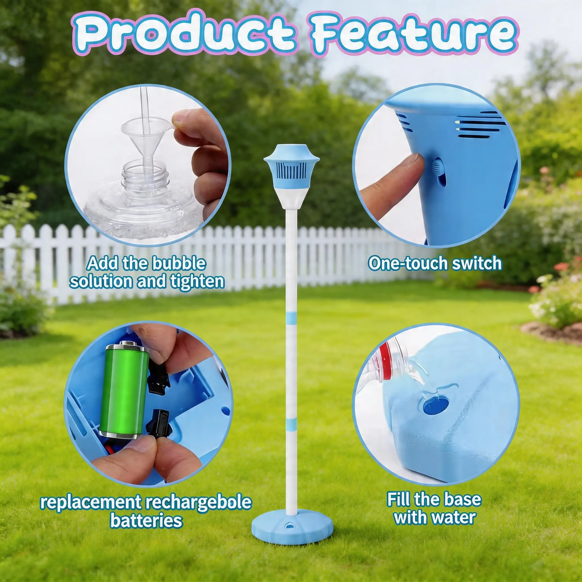 Automatic Bubble Machine for Kids
