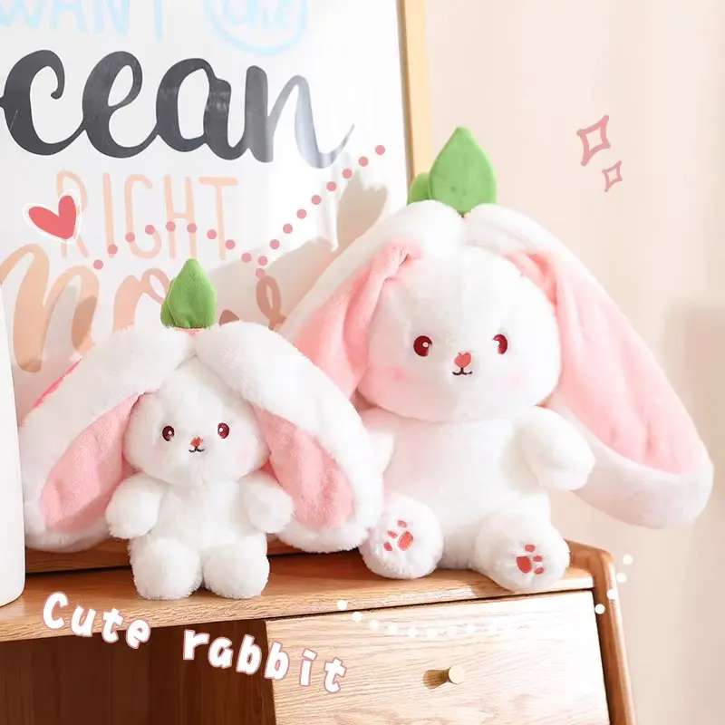 Kawaii Strawberry Bunny Plush Toy