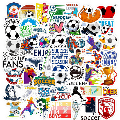 Soccer Sports Stickers Pack – Random Set