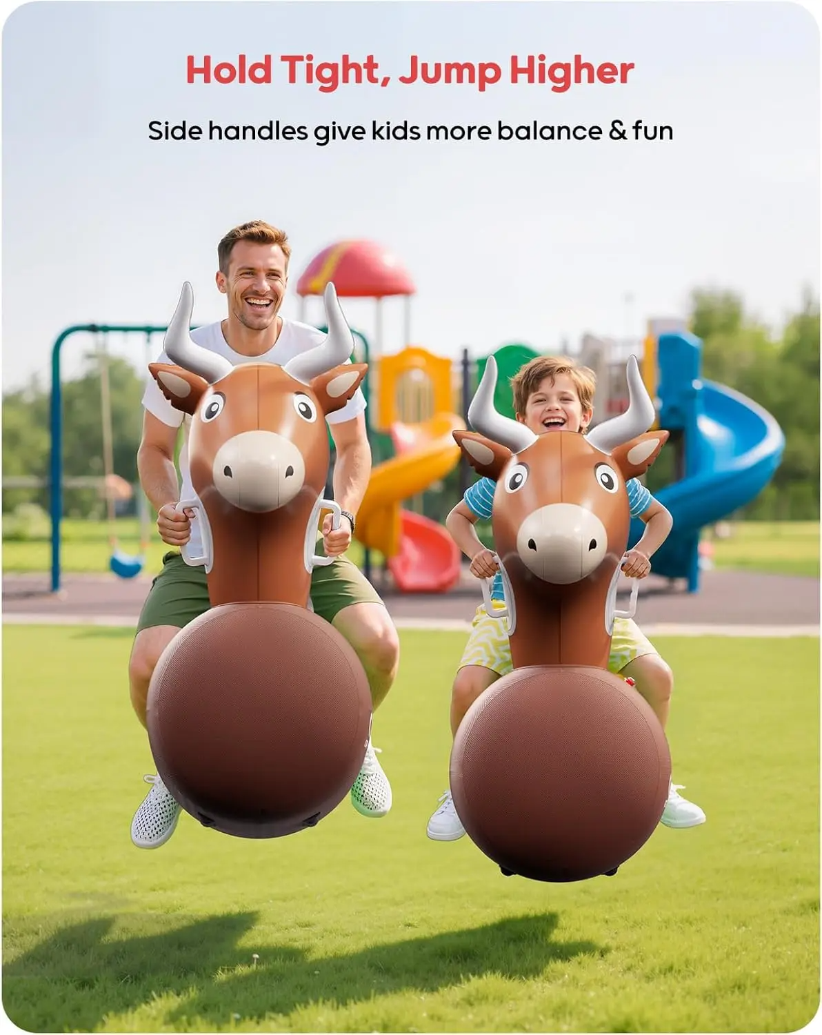 Inflatable Bouncy Animal Hopper Toy