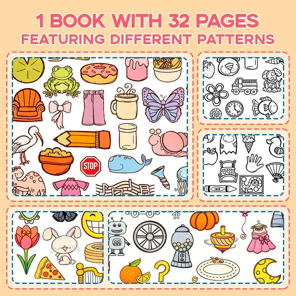 Toddler Coloring & Look-and-Find Books for Ages 3-5