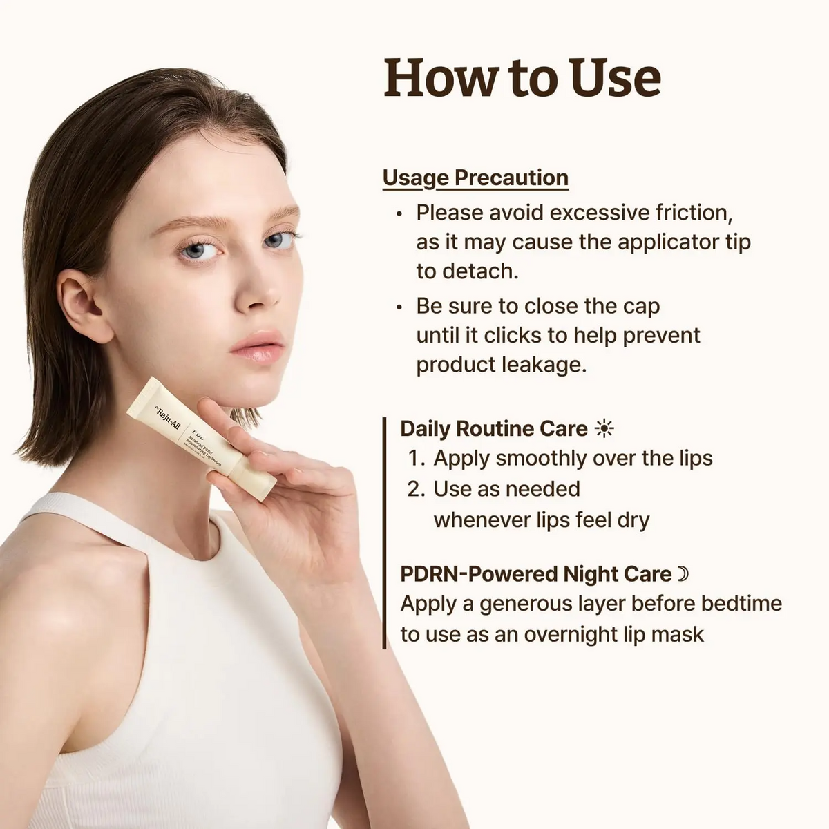 Advanced PDRN Lip Serum – Hydrating & Exfoliating Lip Balm for Glowy, Dewy Lips