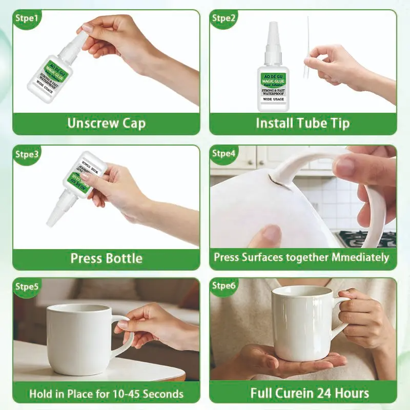 Super Glue 4-Pack | Fast-Setting, Strong Bond for Projects & Repairs