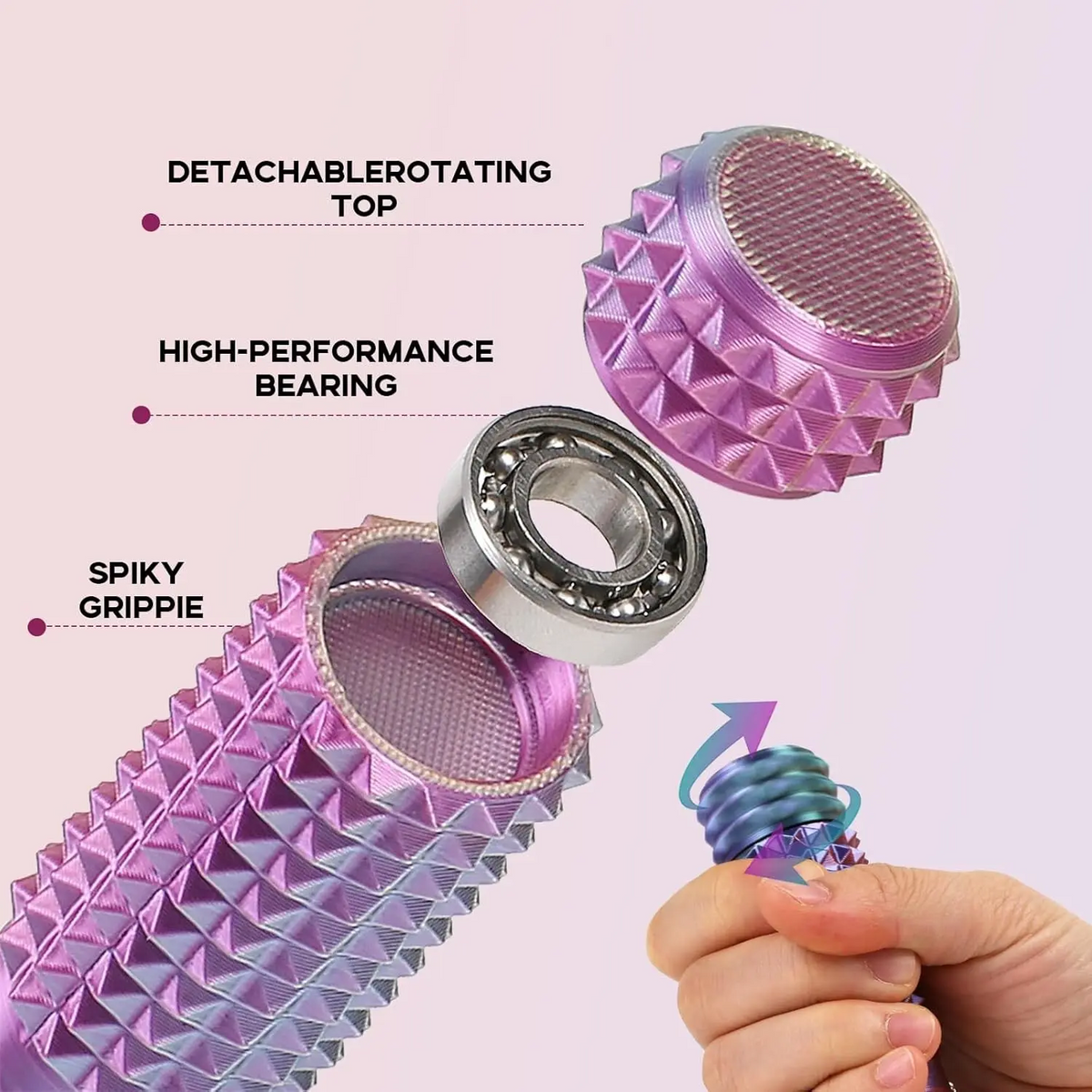 Spiky Sensory Fidget Toy Keychain