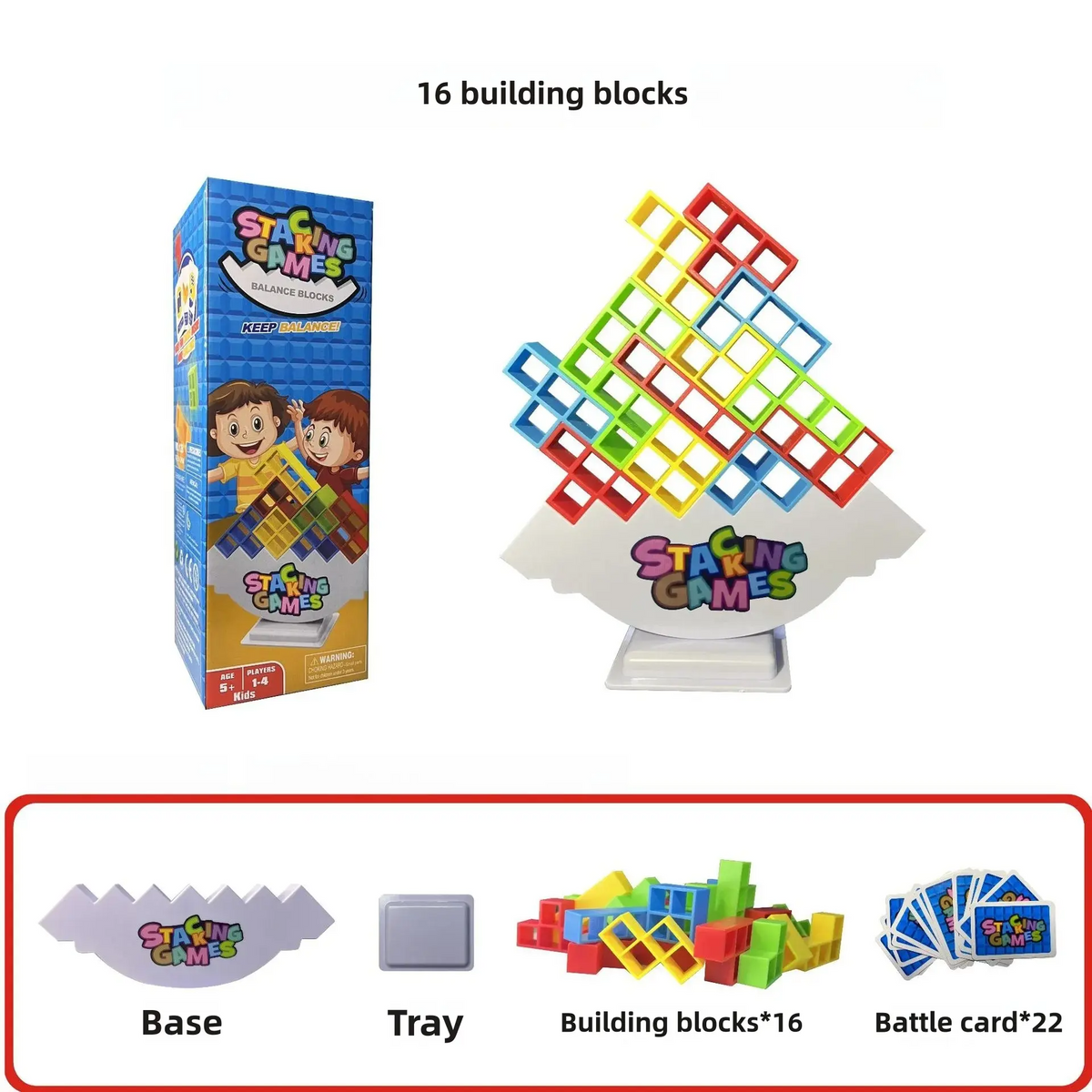 Balance Stacking Building Block Game