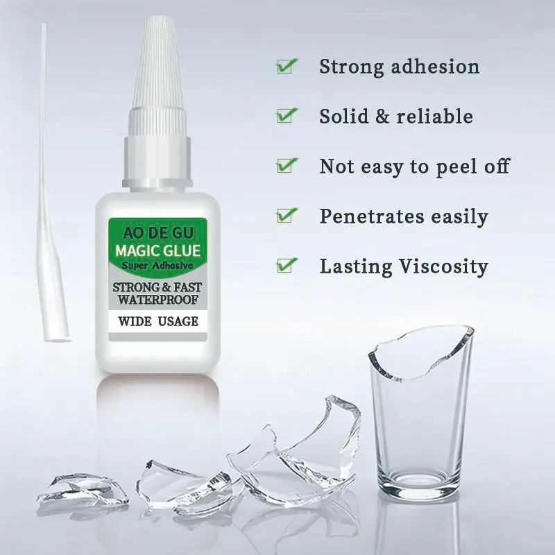 Super Glue 4-Pack | Fast-Setting, Strong Bond for Projects & Repairs