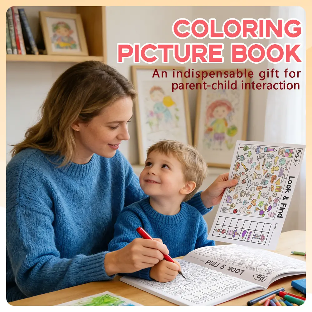 Toddler Coloring & Look-and-Find Books for Ages 3-5