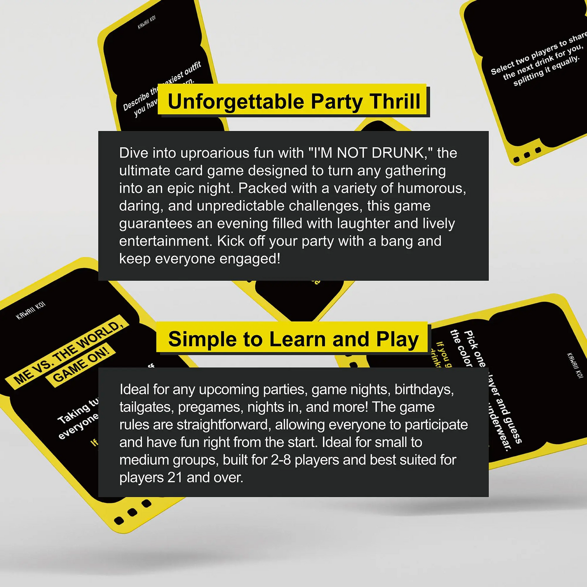 Party Drinking Card Game